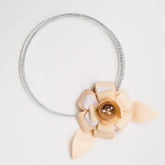 circle of light heart earrings