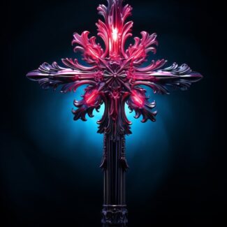 cross of light pendant