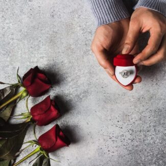 love both engagement ring