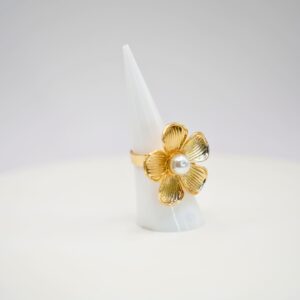 Floral Pearl Ring