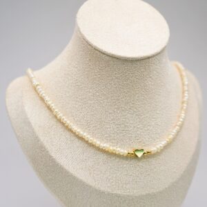 Heart Pearl Charm