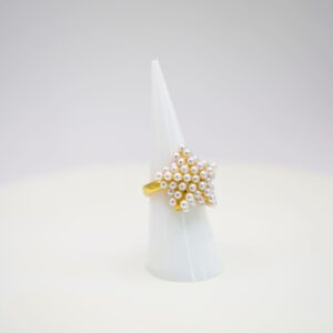 Pearl Cluster Ring