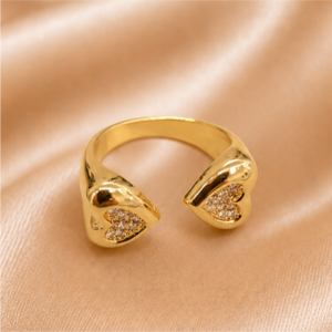 Gold Studded Ring 028