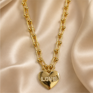 LOVE Heart Necklace 016