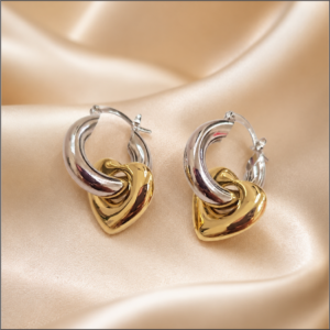 Twisted Heart Earrings 017