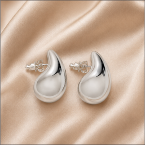 Silver Drop Earrings 019