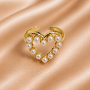 Heart Crystal Ring 027