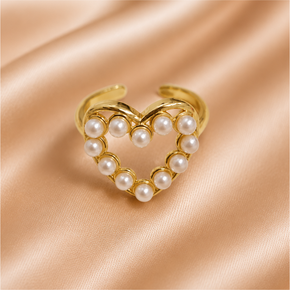 Heart Crystal Ring 027