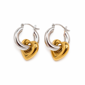 Twisted Heart Earrings 017