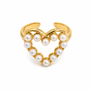 Heart Crystal Ring 027